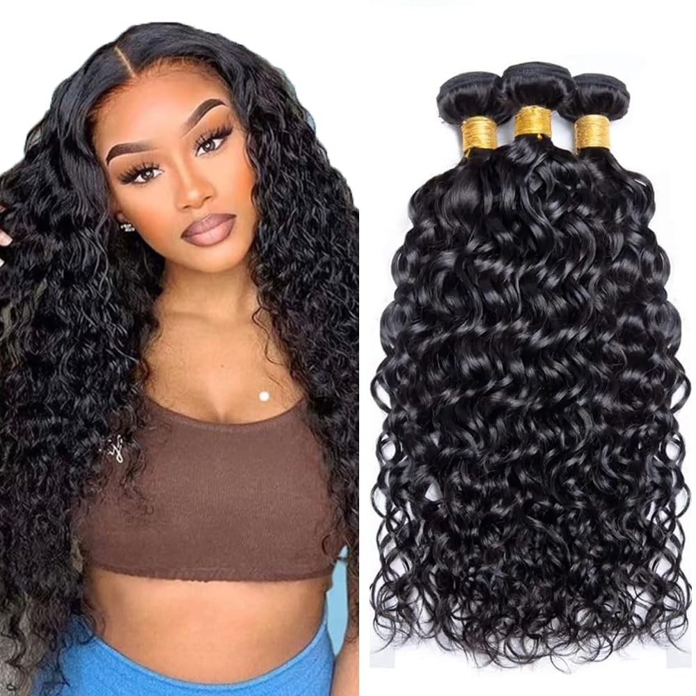 Brazilian Water Wave 3 bundles Wet and Wavy Human Hair Extensions 300g