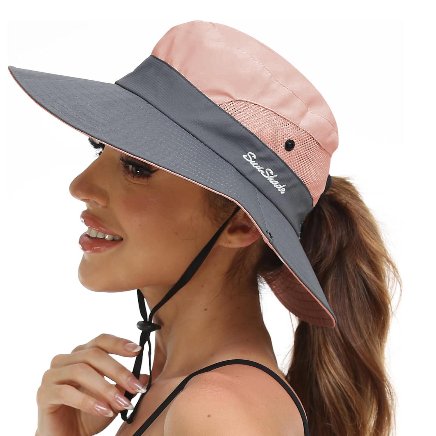 Women\'s Sun Shade Hat Wide Brim Hat UV Blocking Hiking Camping Sun Protect