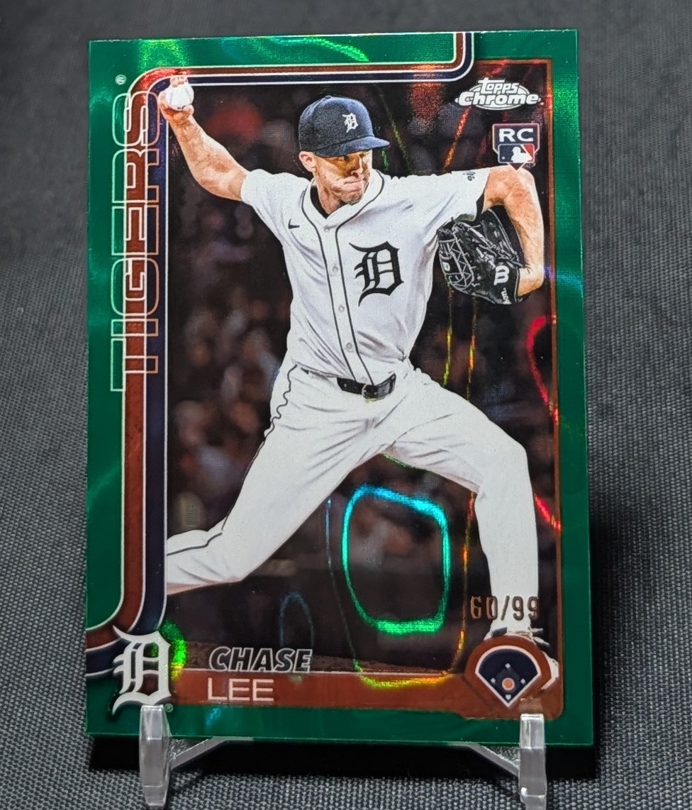Chase Lee Green Refractor /99 Rookie 2025 Topps Chrome Update Card #USC43 Tigers