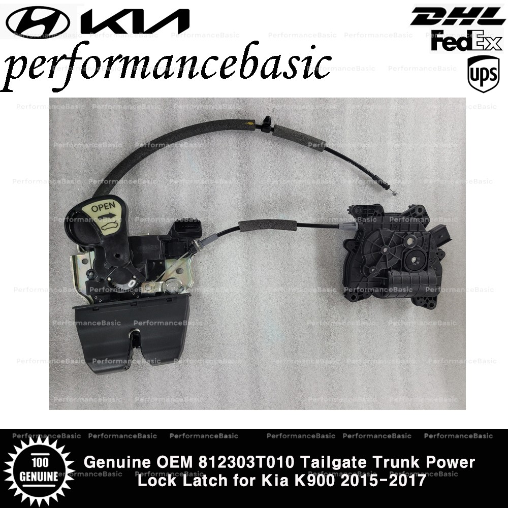Genuine OEM 812303T010 Tailgate Trunk Power Lock Latch for Kia K900 2015-2017