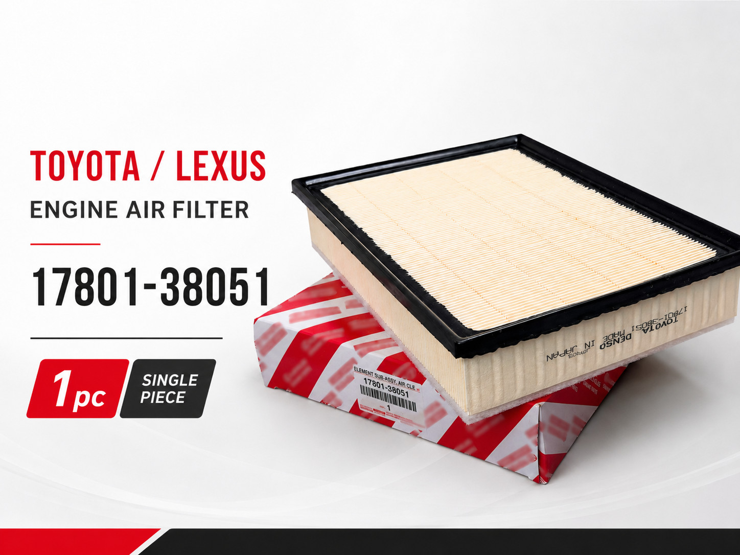 Toyota Engine Air Filter Element 17801-38051 4Runner FJ Fast&Free shipping Toyota Engine Air Filter Element 17801-38051 4Runner FJ Fast&Free shipping
