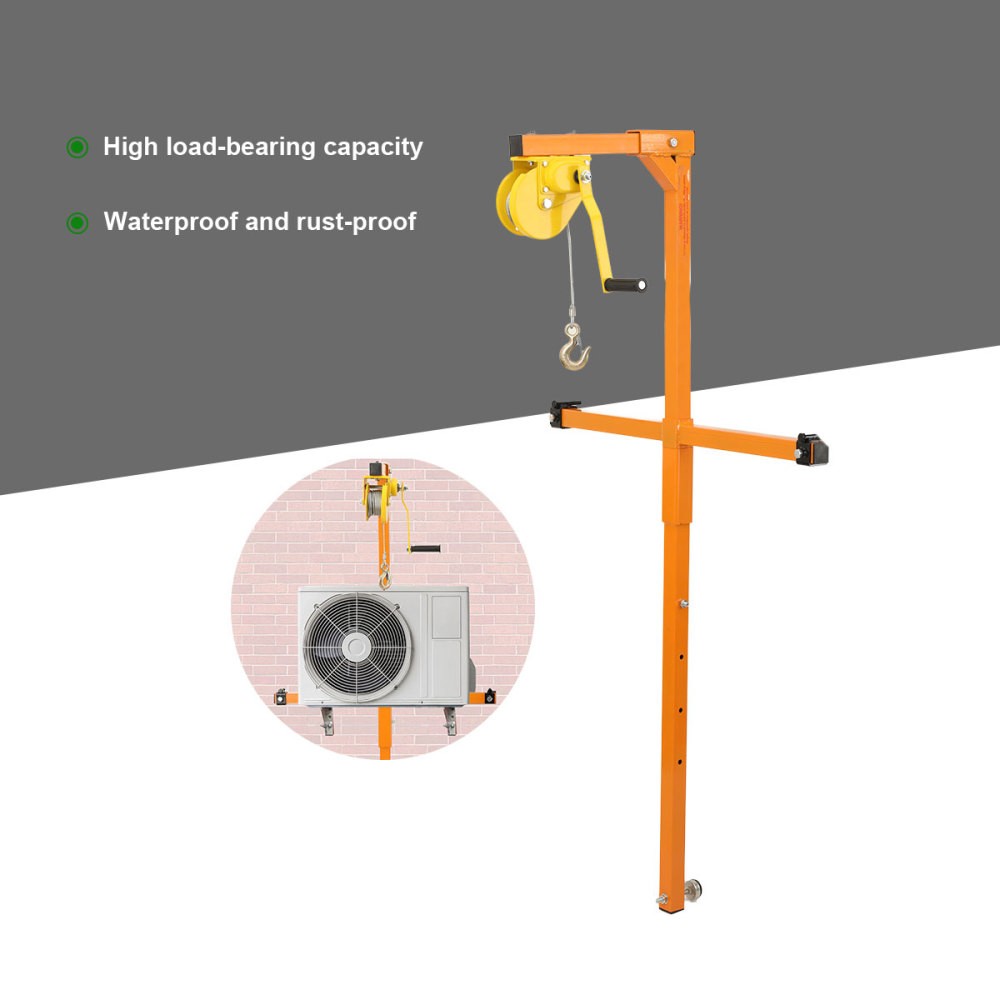 Air Conditioner Lifting Crane Ladder Crane for AC Installation 396LBS/180kg Load