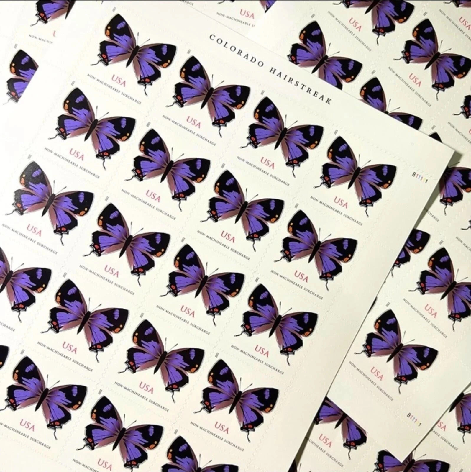 500 Butterfly Non-Machineable Stamps | UNUSED Authentic USPS First Class Stamps 500 Butterfly Non-Machineable Stamps | UNUSED Authentic USPS First Class Stamps
