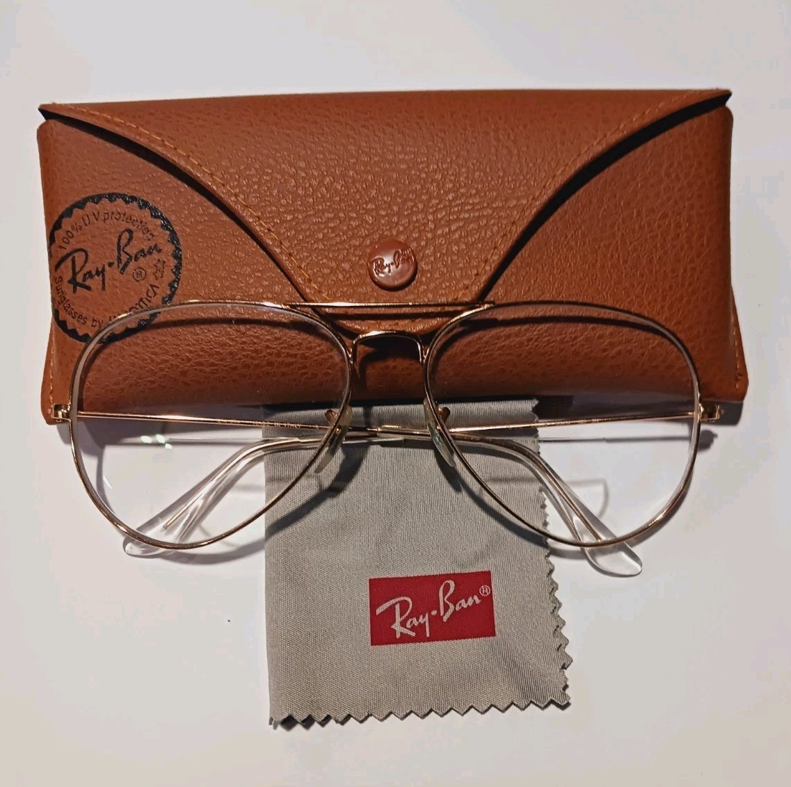 Ray Ban Eyeglass Frames Only RB 3025 Aviator Large Metal L0205 58-14-135 Ray Ban Eyeglass Frames Only RB 3025 Aviator Large Metal L0205 58-14-135