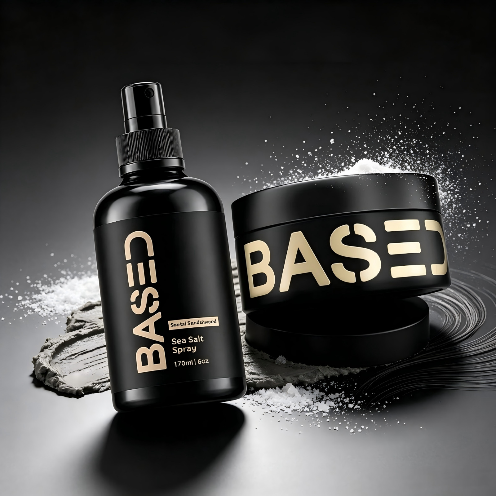 BASED Wave & Style Duo - Sea Salt Spray, Pomade, Beachy Texture, Medium Hold BASED Wave & Style Duo - Sea Salt Spray, Pomade, Beachy Texture, Medium Hold