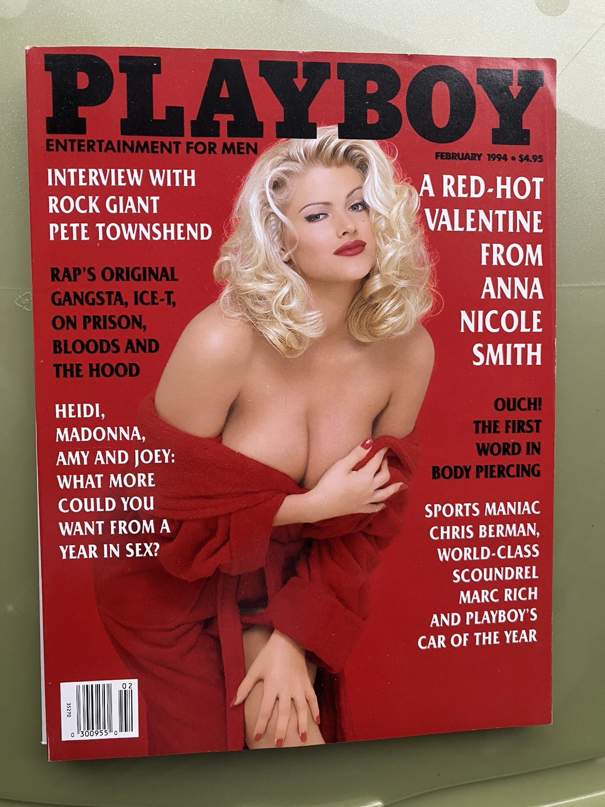 Playboy February 1994 Julie Lynn Cialini / Pete Townshend Anna Nicole Smith