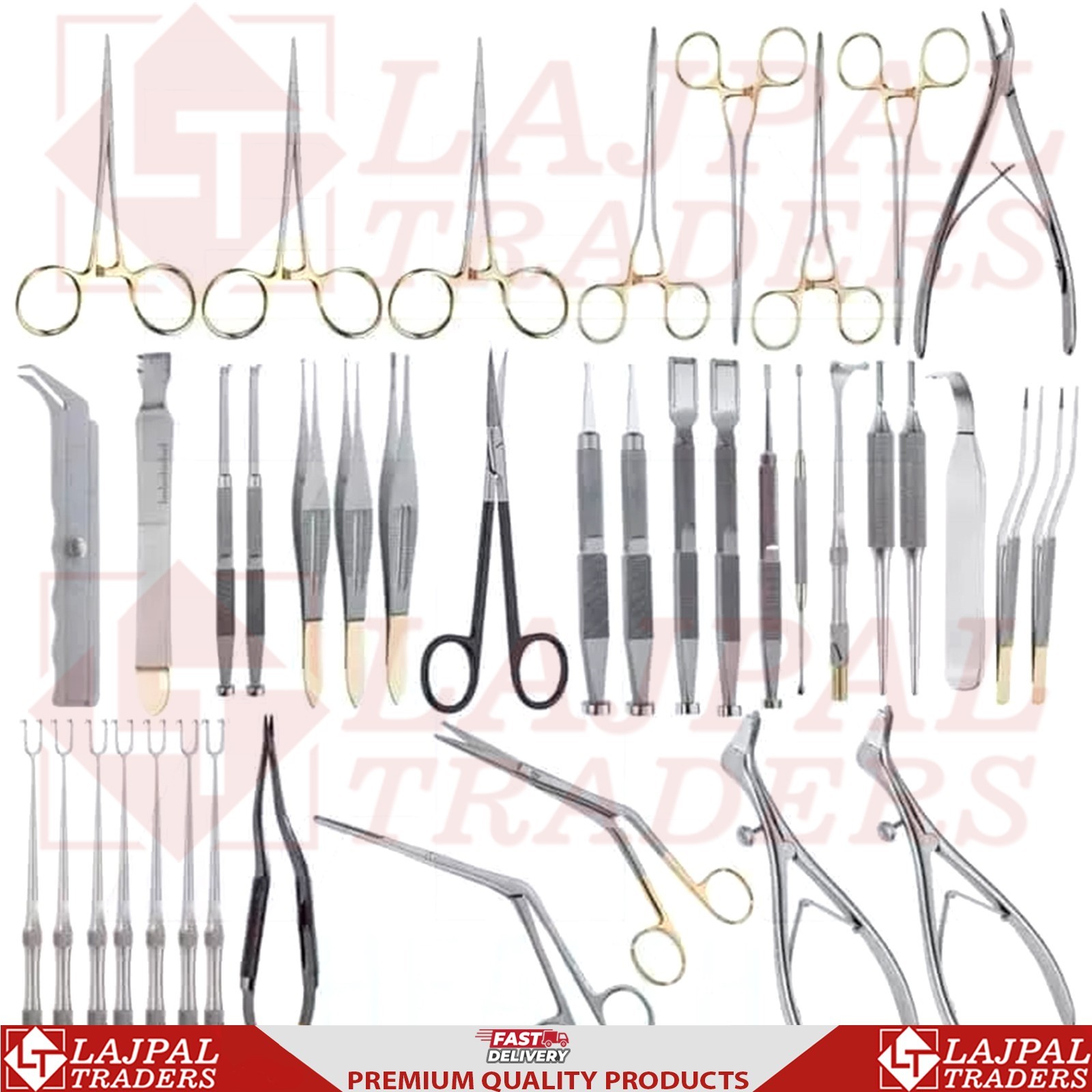 Tebbetts Rhinoplasty Instrument 40 Piece Set German Stainless Steel Good Quality