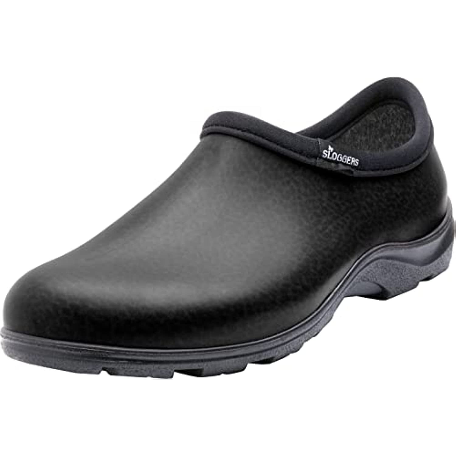 Sloggers Men\'s Waterproof Comfort Shoe Leather Print Black SIZE 11 Sloggers Men\'s Waterproof Comfort Shoe Leather Print Black SIZE 11