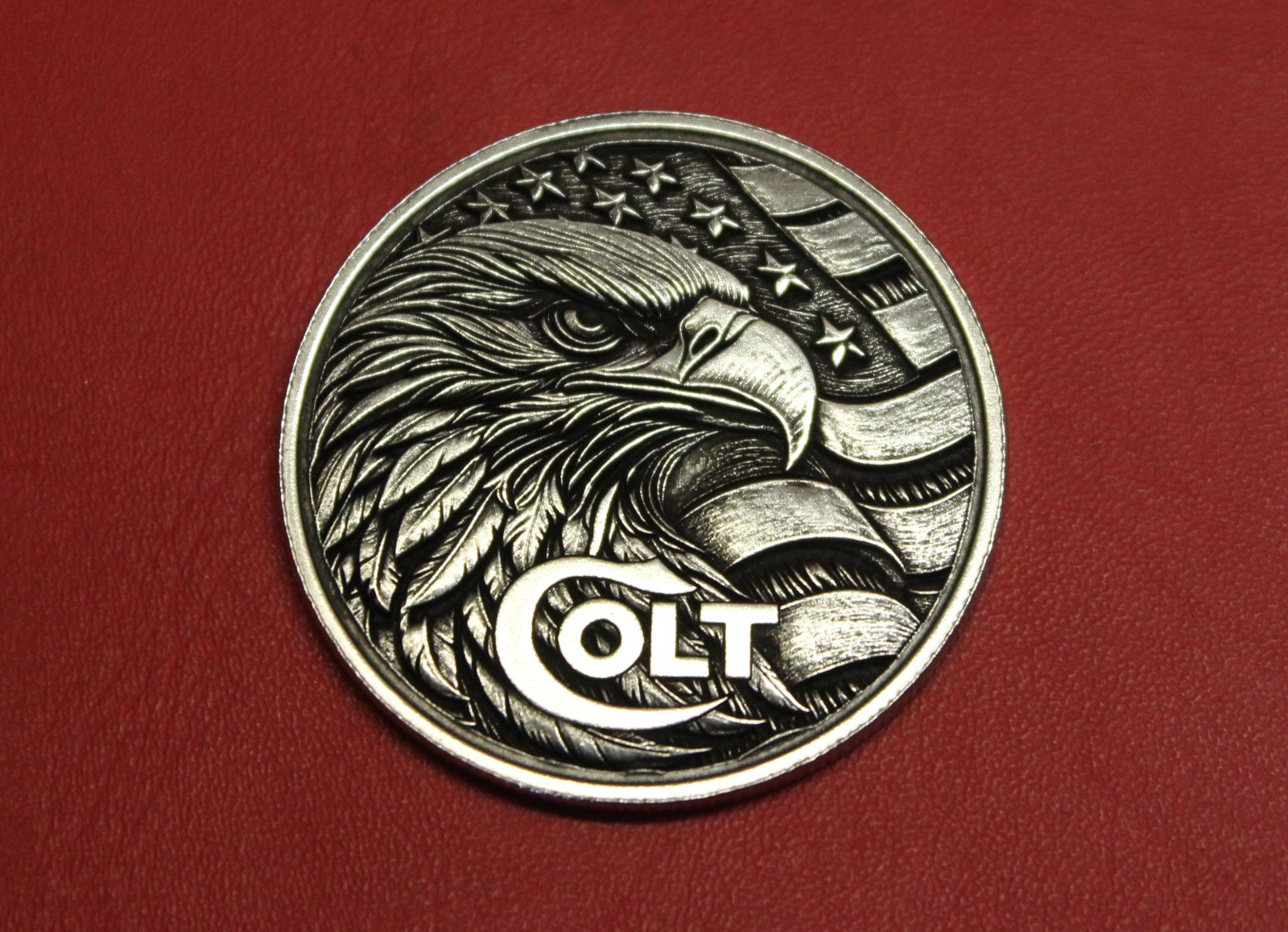 Colt Firearms USA Display Case Medallion Colt Firearms USA Display Case Medallion