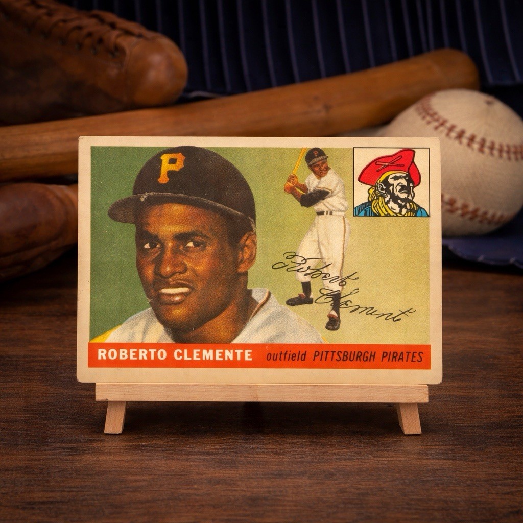 Vintage-Style Souvenir • Roberto Clemente Novelty Card Inspired by 1955 Rookie