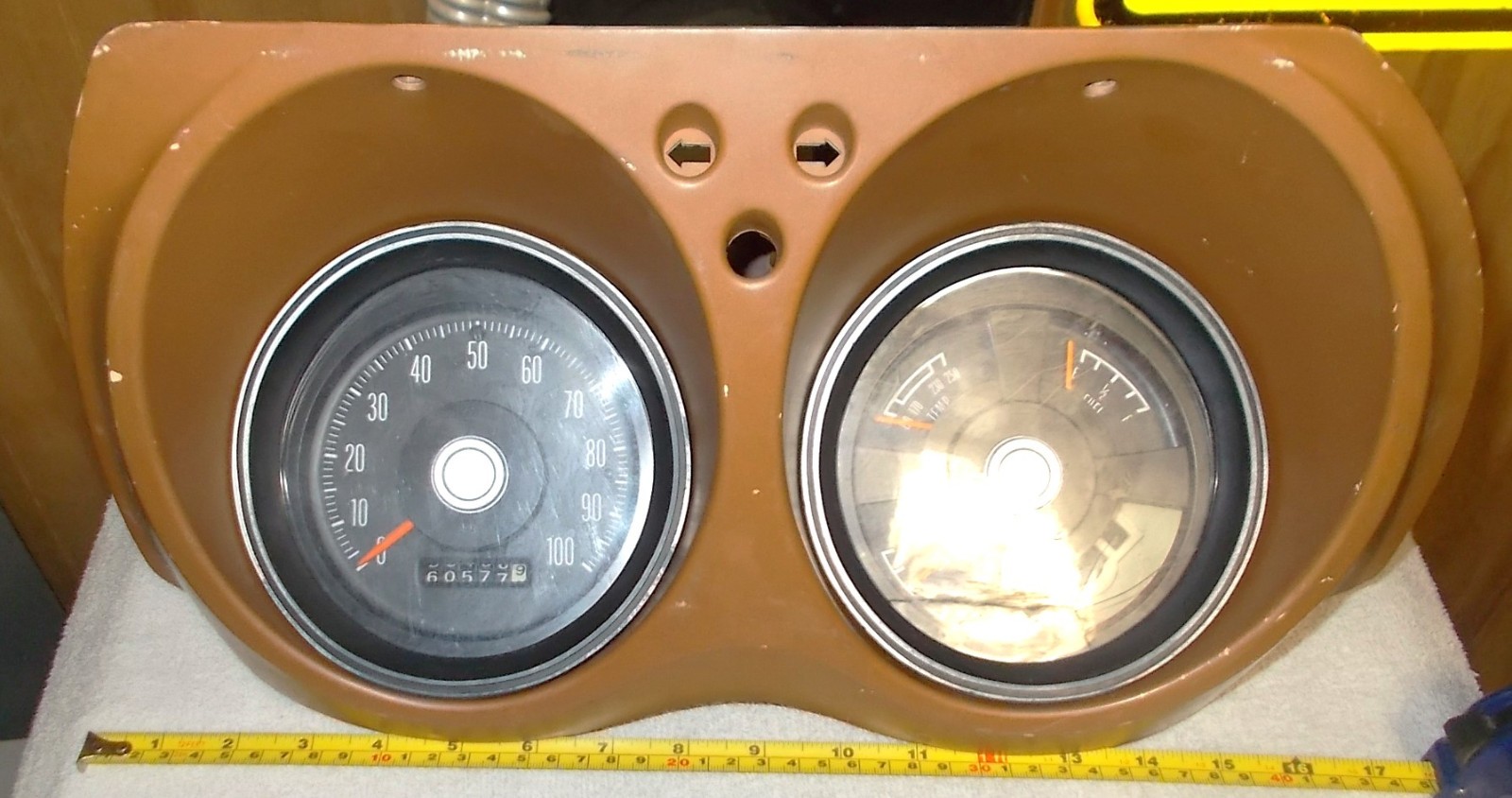 Vtg 1971-77 Dodge Van B100 B200 B300 Instrument Cluster Speedometer Gauges Mopar