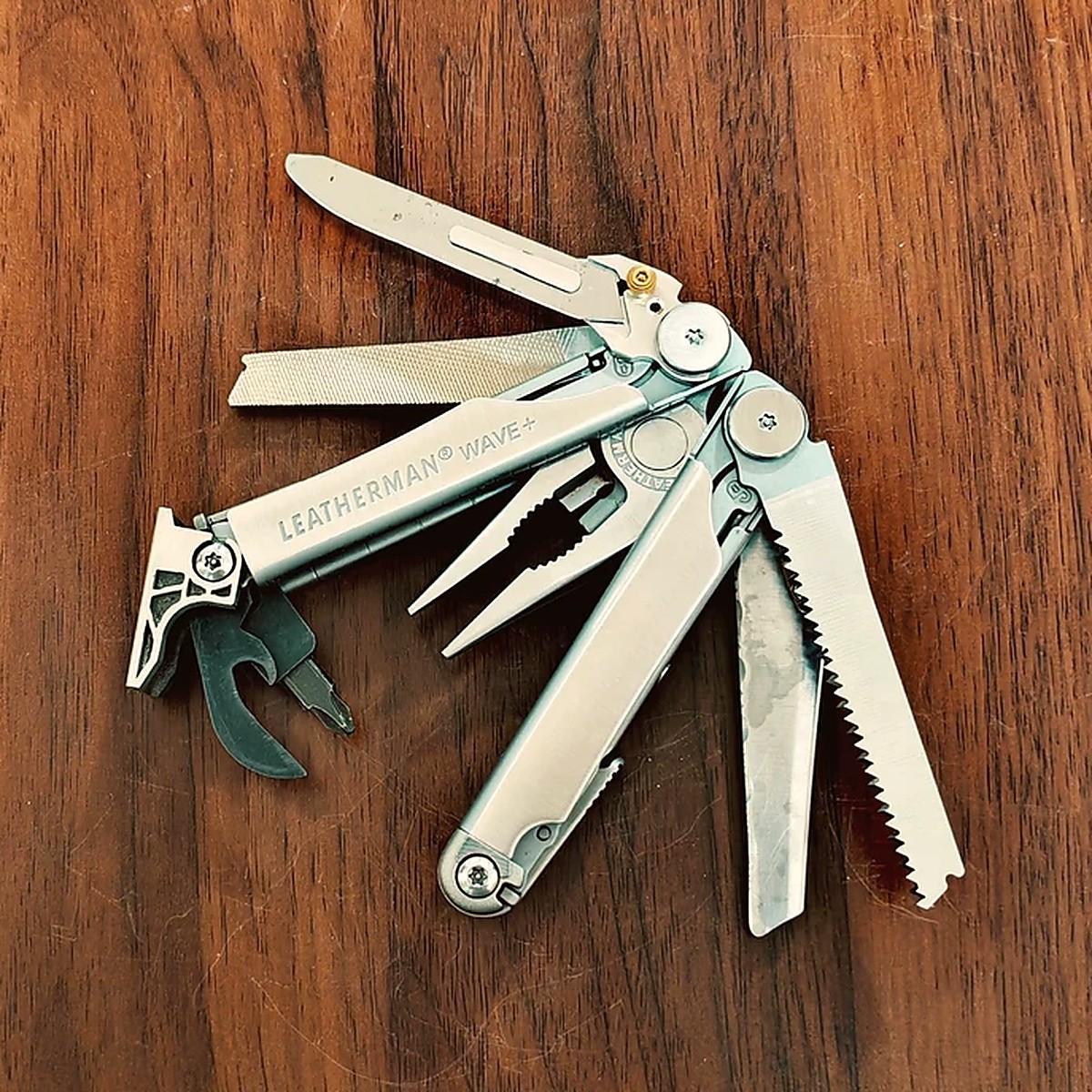 Stainless Steel Hammer Attachment Mod Compatible with Leatherman Wave Multitool