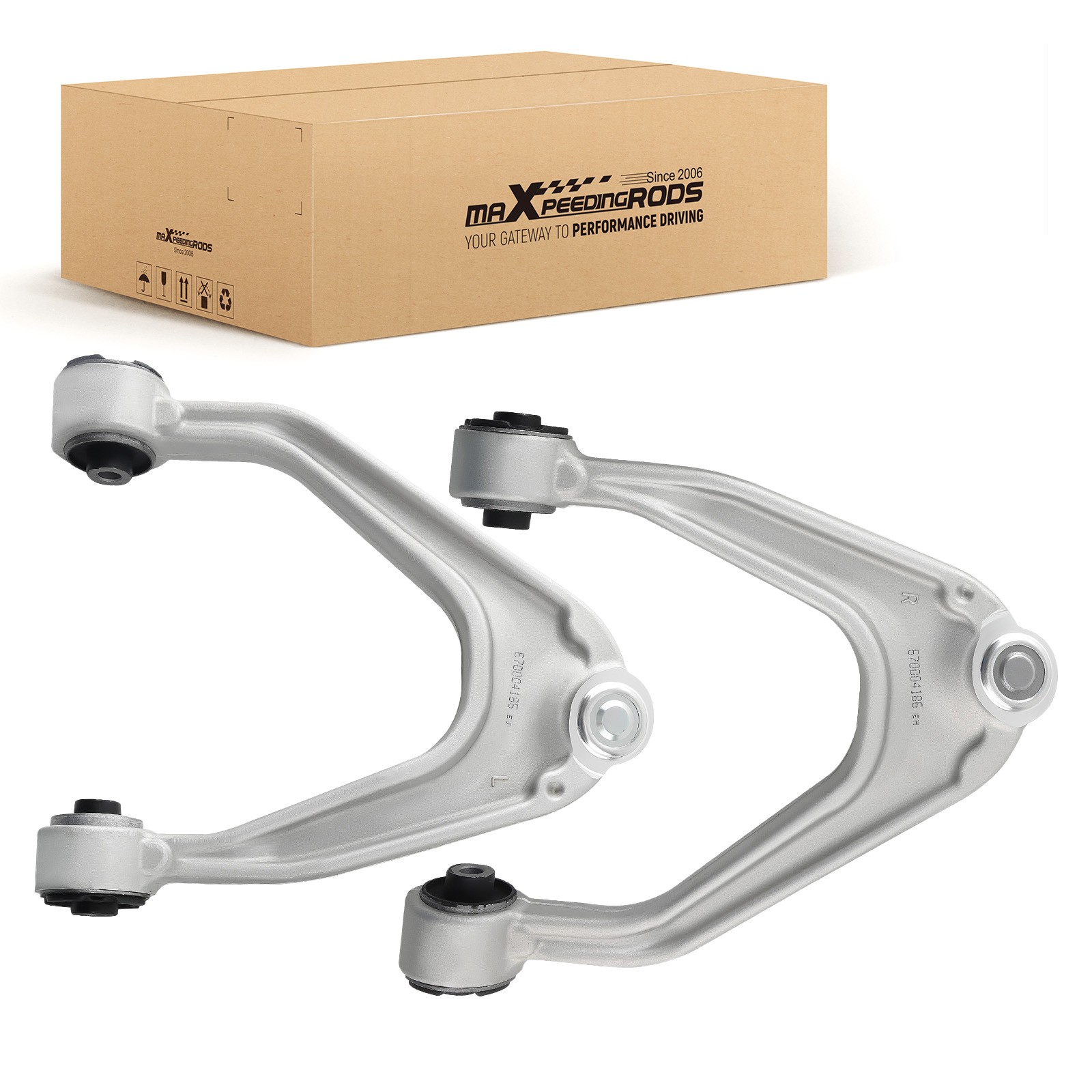 2pcs Front Upper Control Arms For 2014-2022 Maserati Ghibli Quattroporte M156