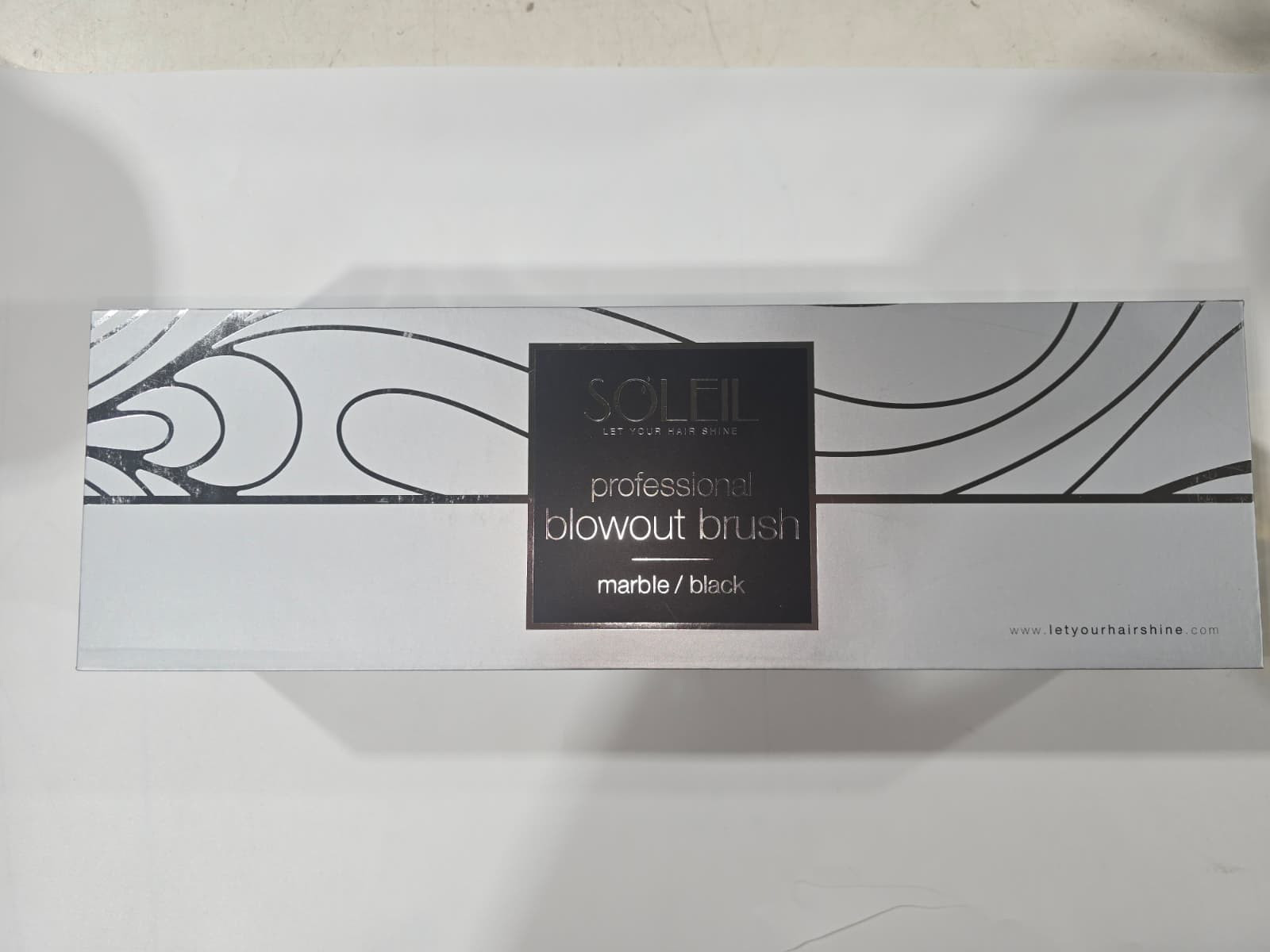 Soleil Professional Blowout Brush Marble/Black New