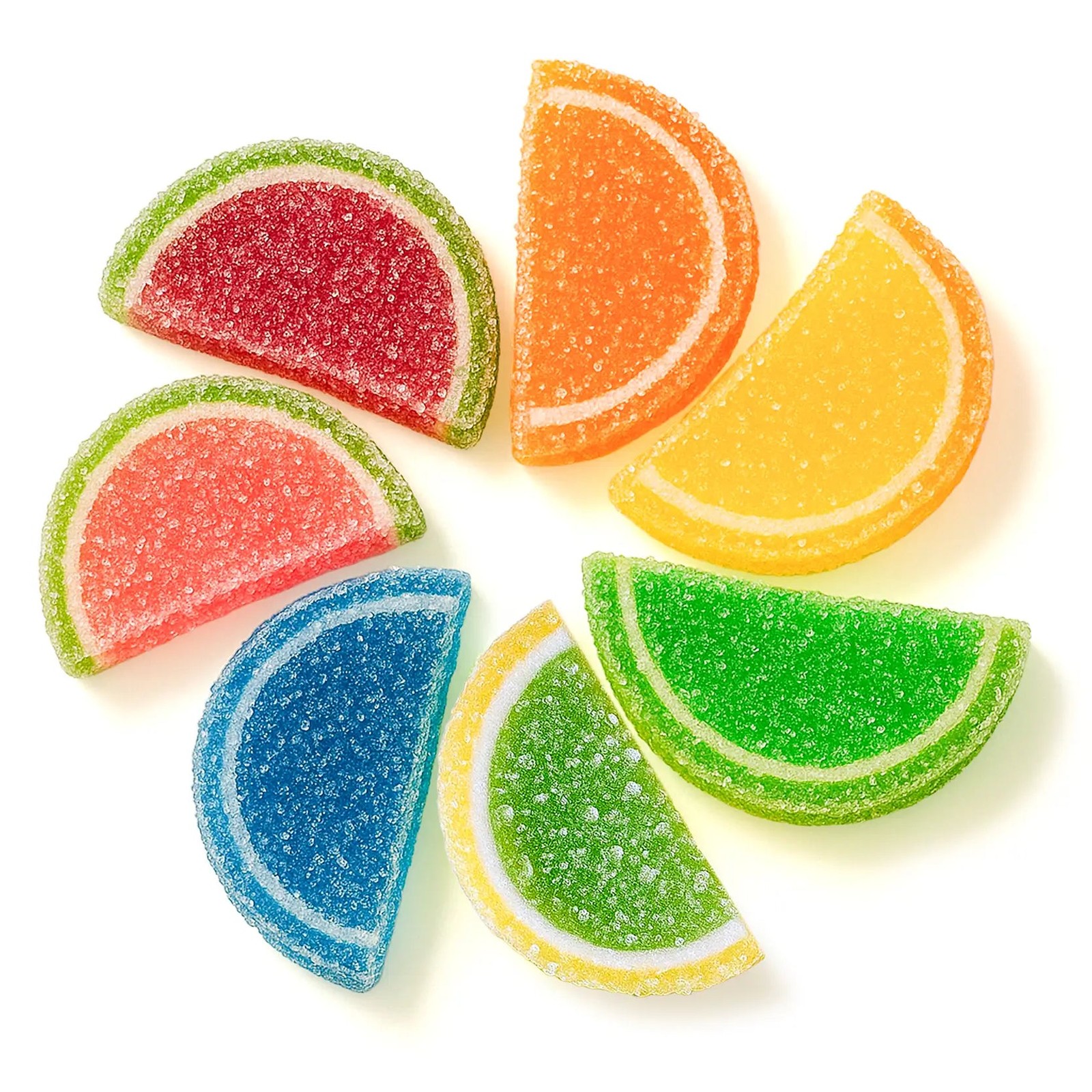 Assorted Jelly Fruit Slices Soft Chewy Gummy Premium Quality by NY Spice 8oz-5lb Assorted Jelly Fruit Slices Soft Chewy Gummy Premium Quality by NY Spice 8oz-5lb