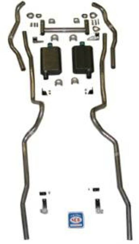 Fits 1955 - 1957 Chevrolet Full Size Exhaust System 63035