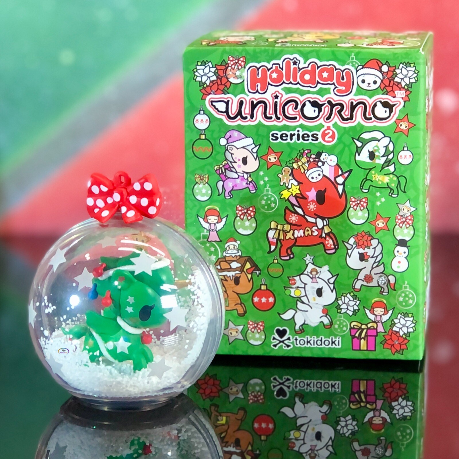 Tokidoki Unicorno Holiday Series 2 EVERGREEN Chaser Christmas Figure~NEW w/ Box