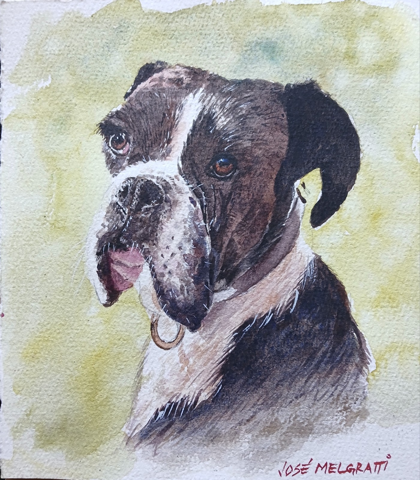 Original  Small Watercolor Painting \