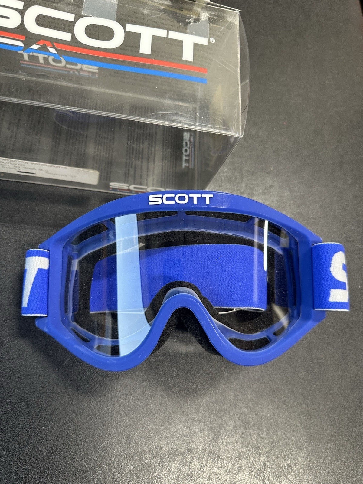 Vintage NOS SCOTT Motocross Racing Goggles — NEW WITH TAGS IN ORIGINAL BOX Vintage NOS SCOTT Motocross Racing Goggles — NEW WITH TAGS IN ORIGINAL BOX