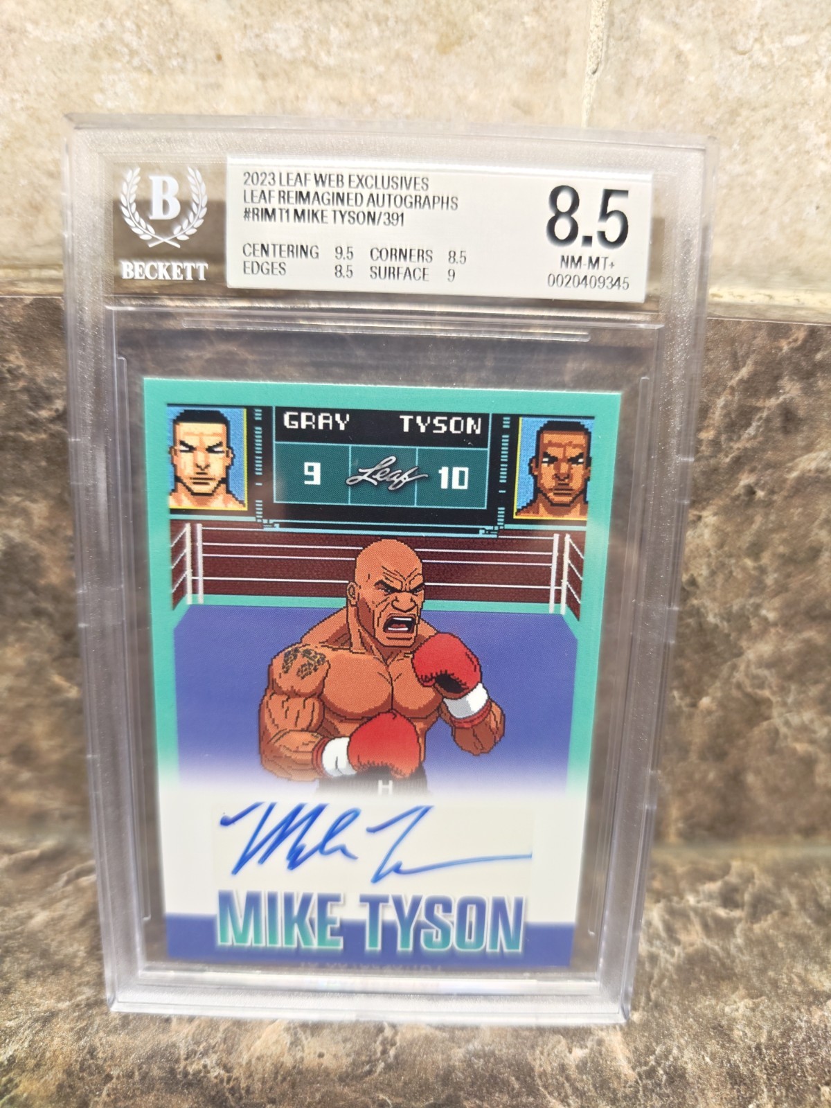 2023 Leaf Web Exclusives Mike Tyson Autograph # RI-MT1