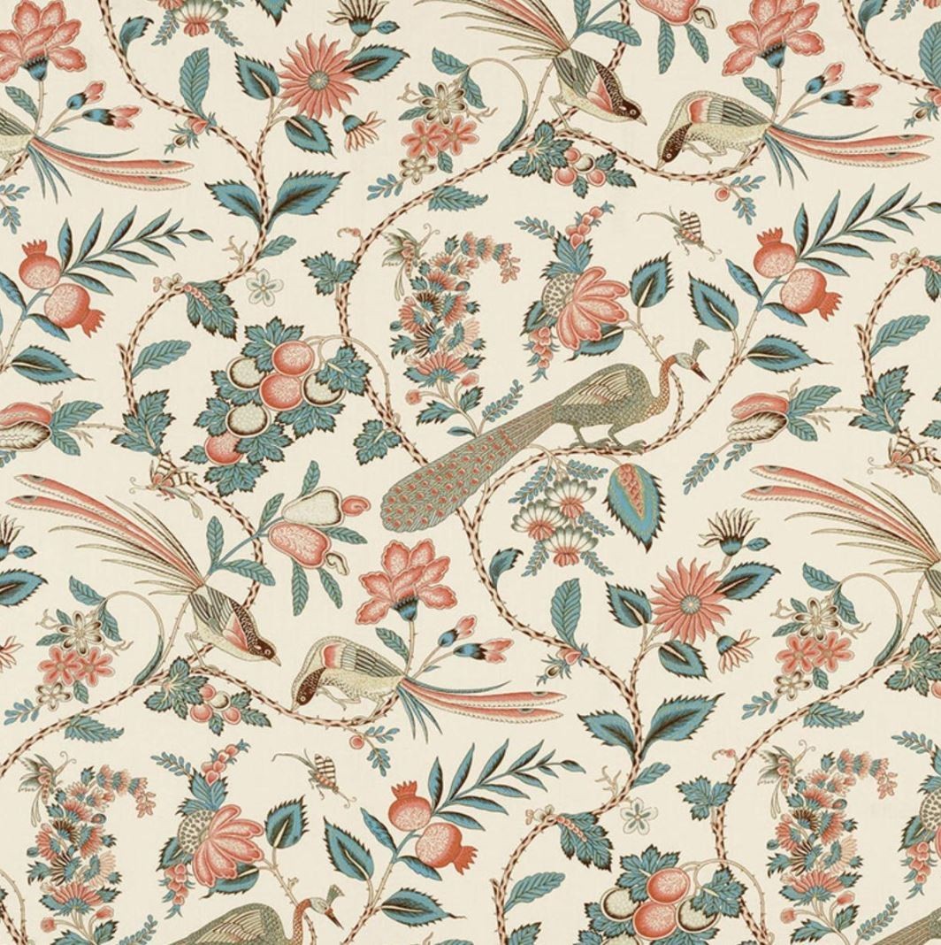 37 Yds Schumacher Campagne Peacock & Rouge