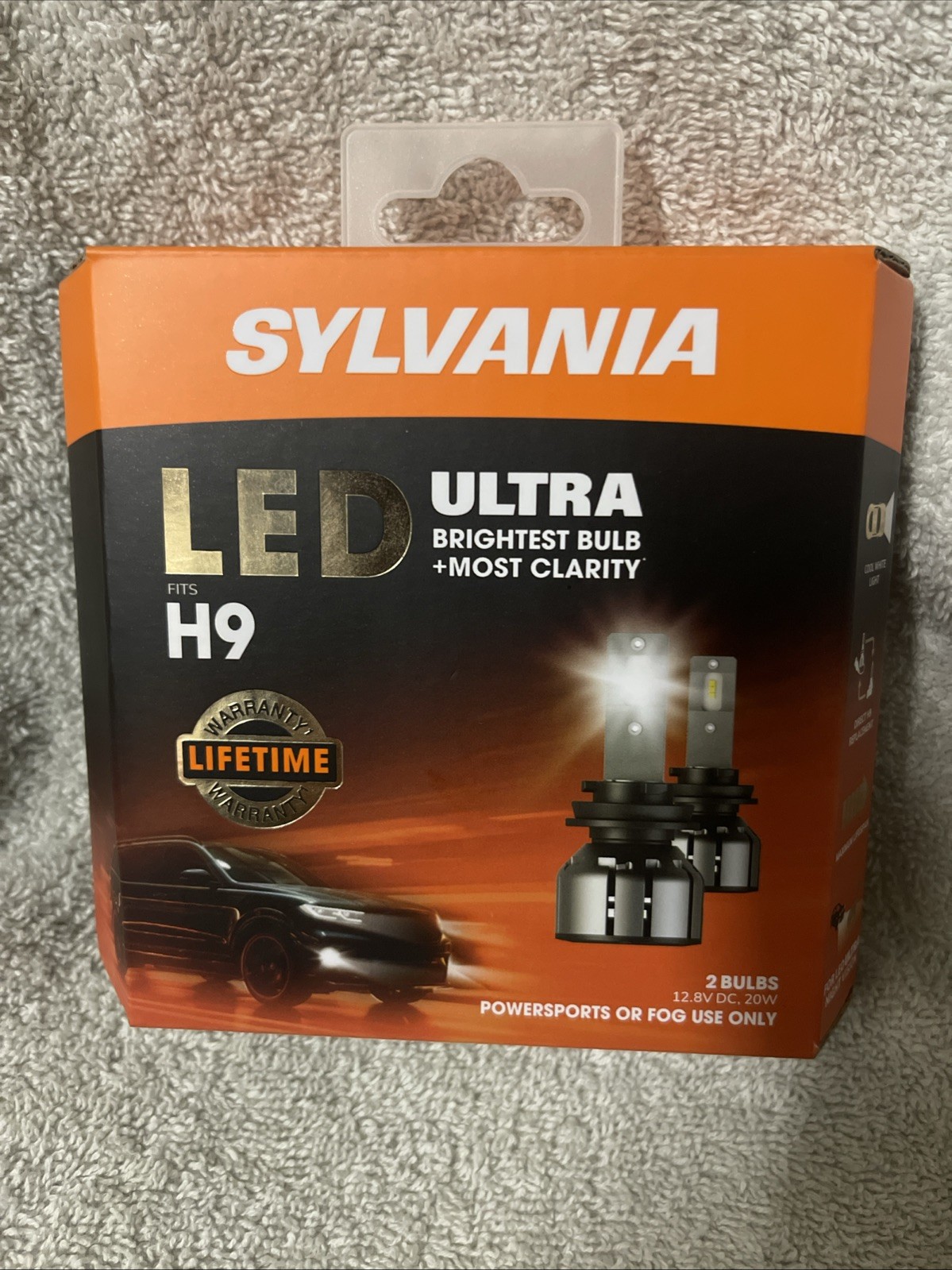 SYLVANIA H9 LED Ultra - Powersport Headlight Bulbs – Fog & Off-Road Vehicle 2pk