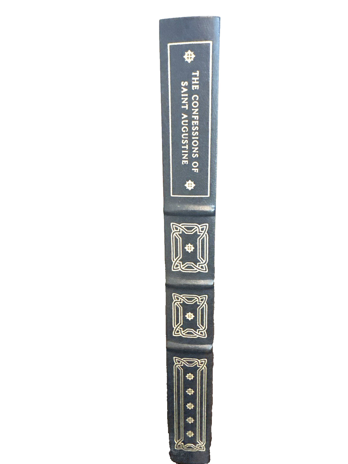 The Confessions of St. Augustine Book Franklin Library 1982 Gold Gilded Edges