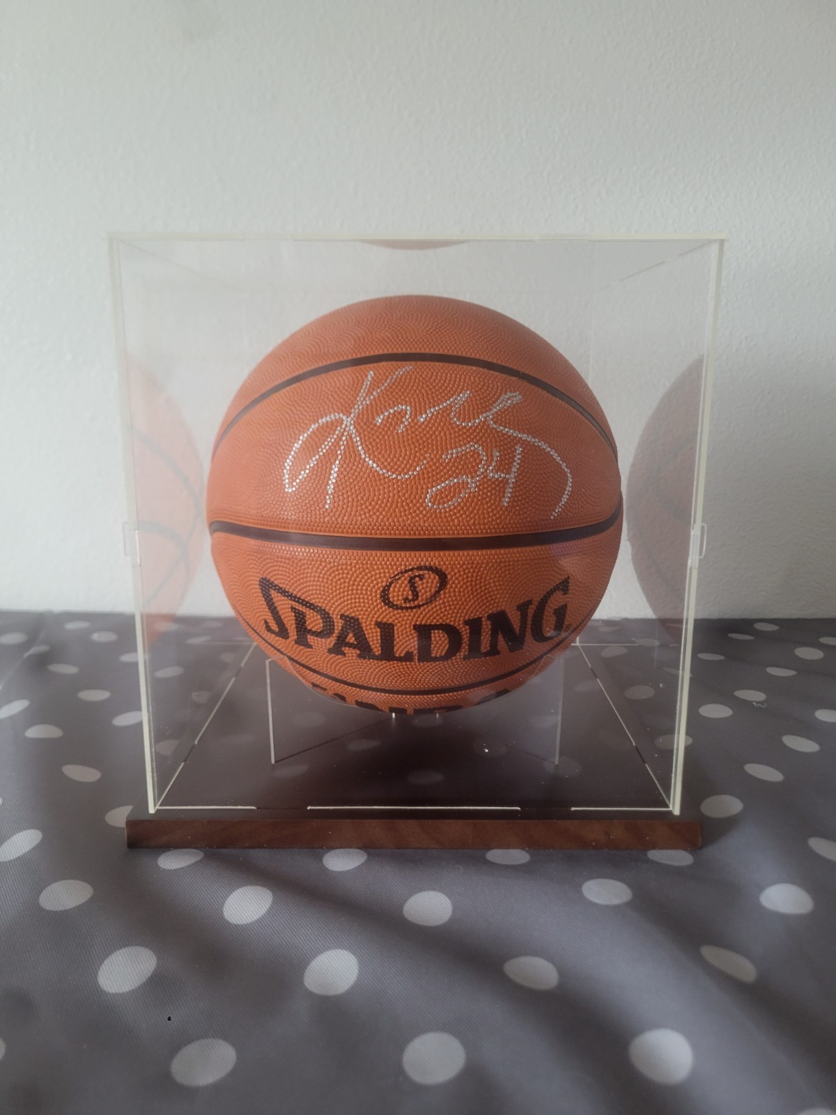 Kobe Bryant Signed Basketball Ready 2 Display in Case & With COA Autographed 
