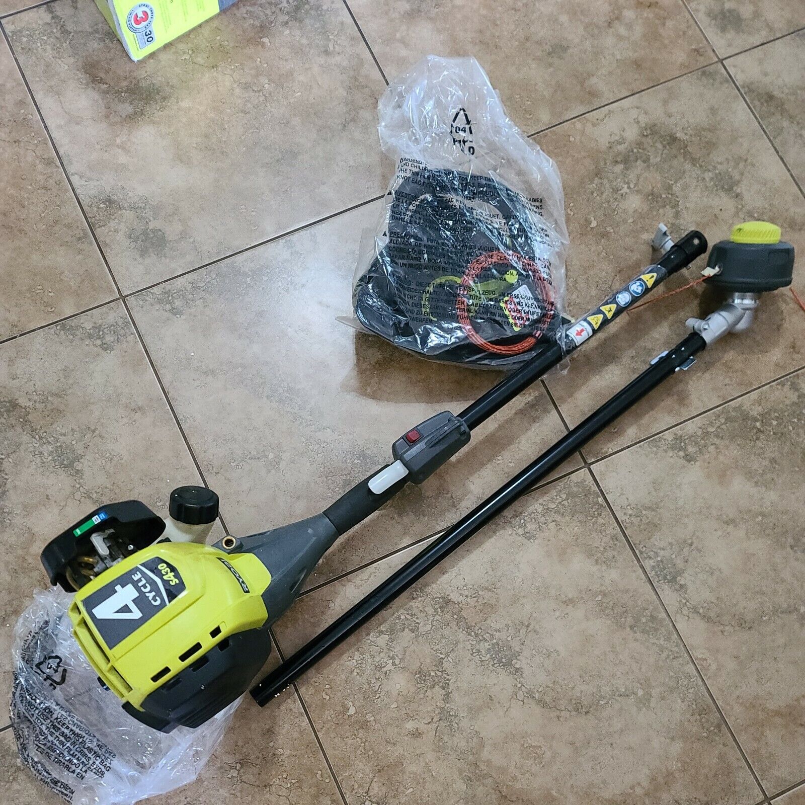 New And Used Ryobi Ry4css 4 Cycle 30cc Attachment Capable Straight
