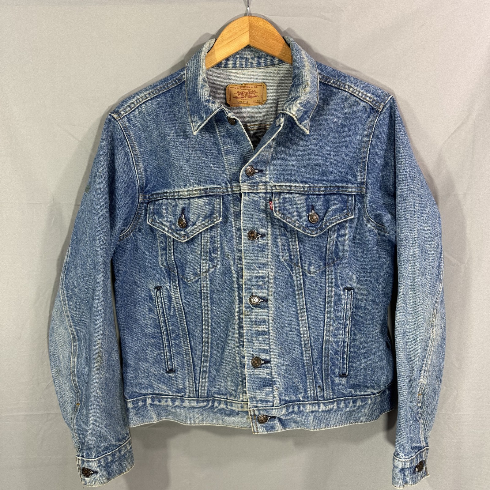 Vintage 1986 Levi’s 70506 Huey Lewis & The News Tour Denim Jacket USA Made
