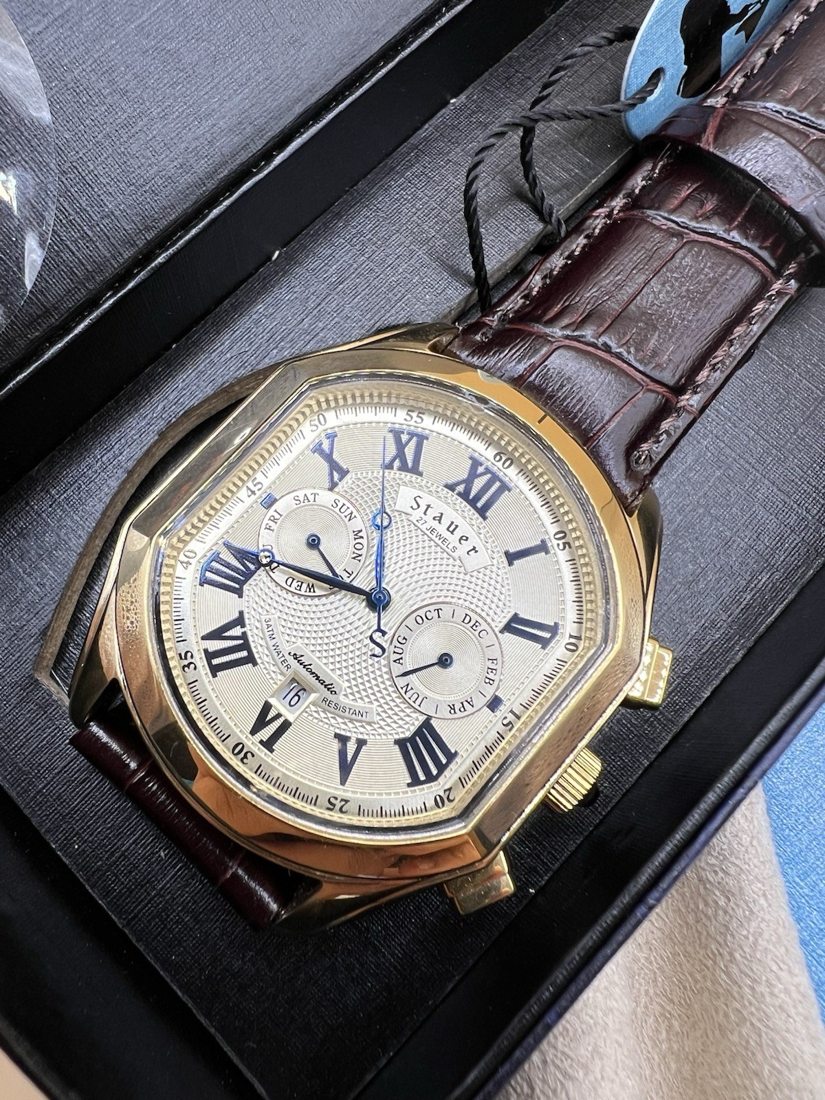 Stauer Meisterzeit Automatic Men’s. Roman Numerals A 27-jewel Self-winding Watch