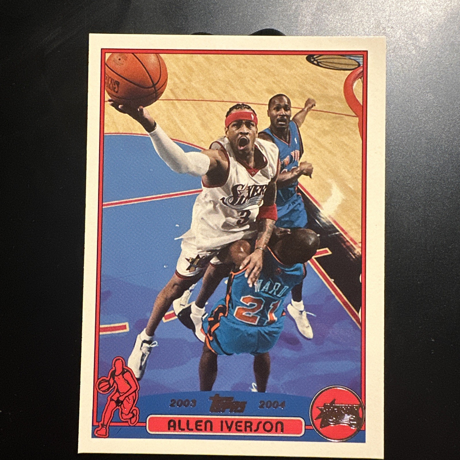 2003-04 Topps #3 Allen Iverson 2003-04 Topps #3 Allen Iverson
