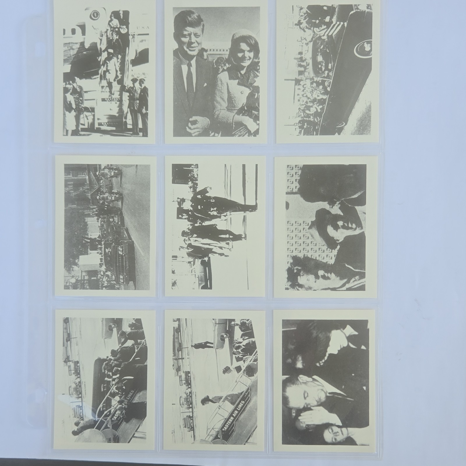 John F. Kennedy: The JFK Assassination complete card set by Freedom Press 1991