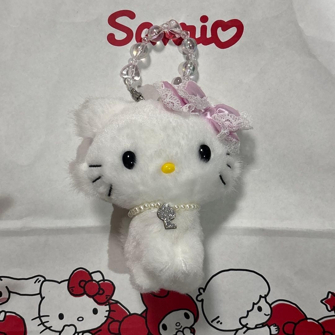 Sanrio Charmy Kitty Mascot Plush Keychain [Rare]