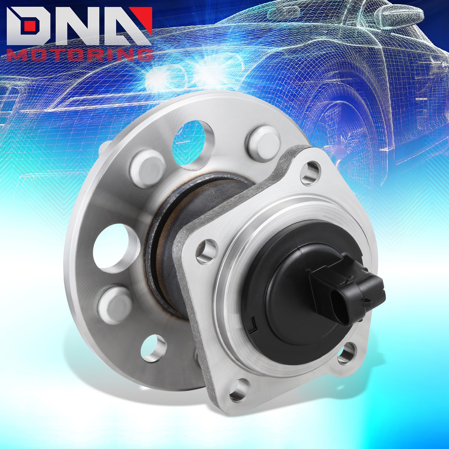 For 1998-2003 Toyota Sienna Rear Wheel Hub Bearing Assembly w/ ABS Sensor+Studs For 1998-2003 Toyota Sienna Rear Wheel Hub Bearing Assembly w/ ABS Sensor+Studs