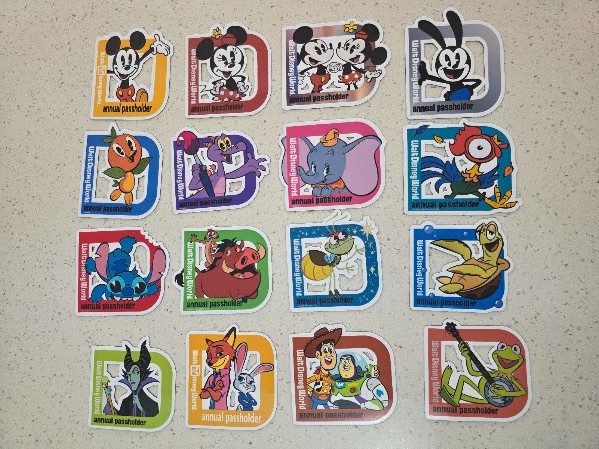 Walt Disney World Passholder Magnet 2026 Set Of 16 Magnets (Homemade) Walt Disney World Passholder Magnet 2026 Set Of 16 Magnets (Homemade)