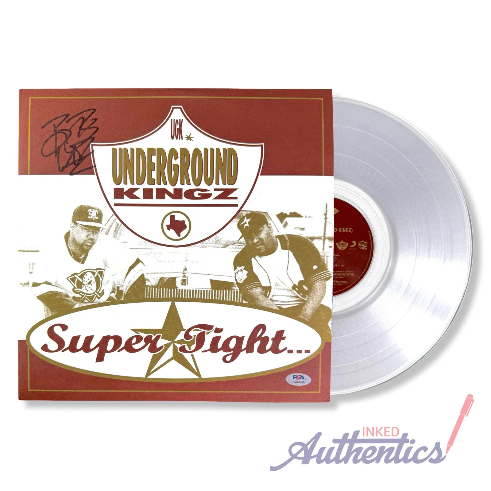 Bun B Signed Autographed Vinyl LP “Super Tight” UGK PSA/DNA Authenticated