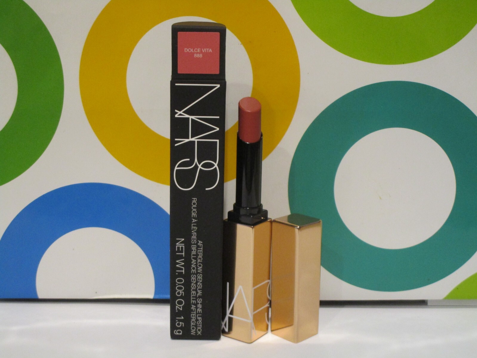 NARS ~ AFTERGLOW SENSUAL SHINE LIPSTICK ~ # 888 DOLCE VITA ~ 0.05 OZ NARS ~ AFTERGLOW SENSUAL SHINE LIPSTICK ~ # 888 DOLCE VITA ~ 0.05 OZ