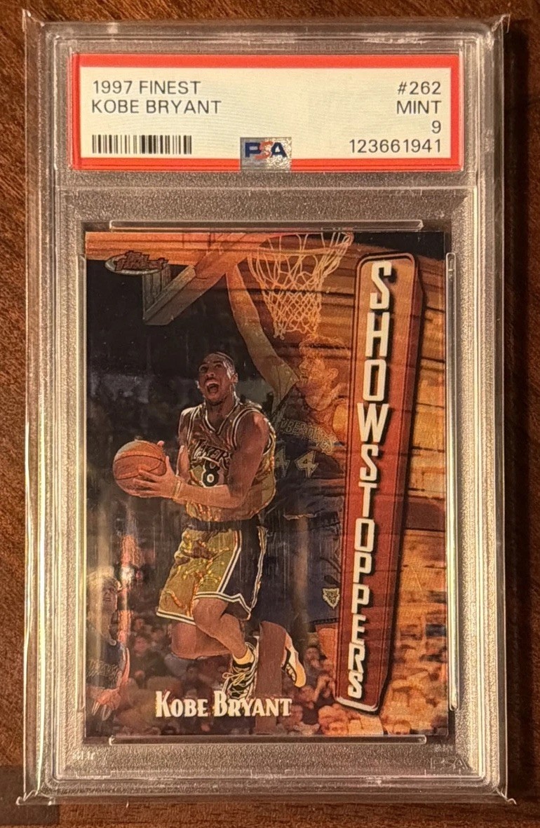 Kobe Bryant 1997-98 Topps Finest Showstoppers #262 Los Angeles Lakers