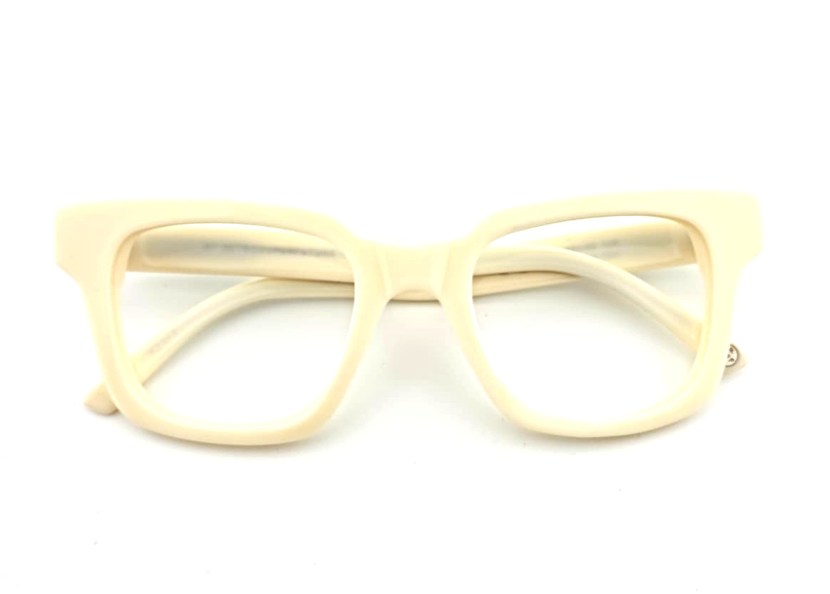 THE KOOPLES BF6 WHITE UNISEX NEW AUTHENTIC FULL RIM EYEGLASSES FRAMES 50-22-145
