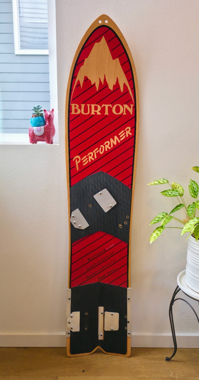 VINTAGE 1985 Burton Performer Snowboard NOS Mint Condition - OWN SHRED HISTORY