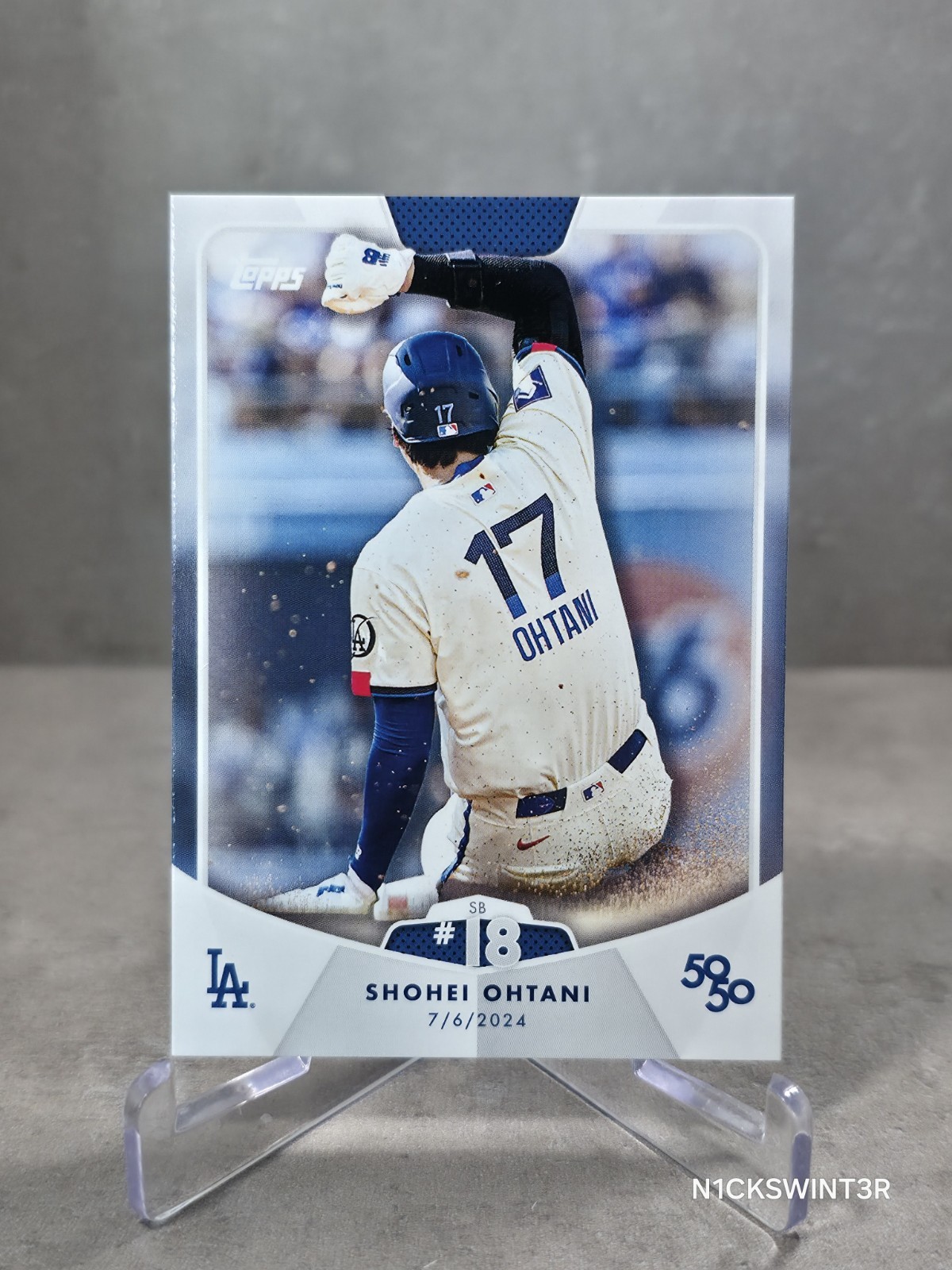 2024 Topps 50/50: Shohei Ohtani - SB #18 Shohei Ohtani #45 2024 Topps 50/50: Shohei Ohtani - SB #18 Shohei Ohtani #45
