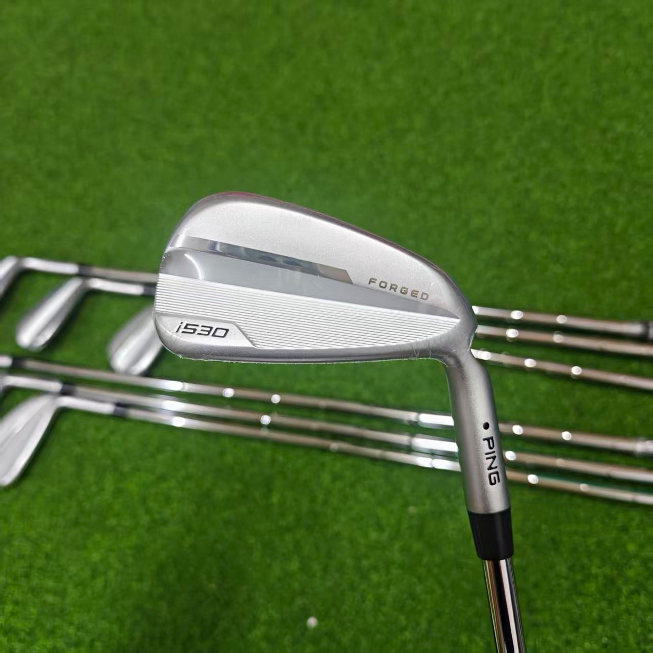 Ping i530 Black Dot Silver Forged Iron Set 5-PW UW Project X 6.5 Stiff Shaft Ping i530 Black Dot Silver Forged Iron Set 5-PW UW Project X 6.5 Stiff Shaft