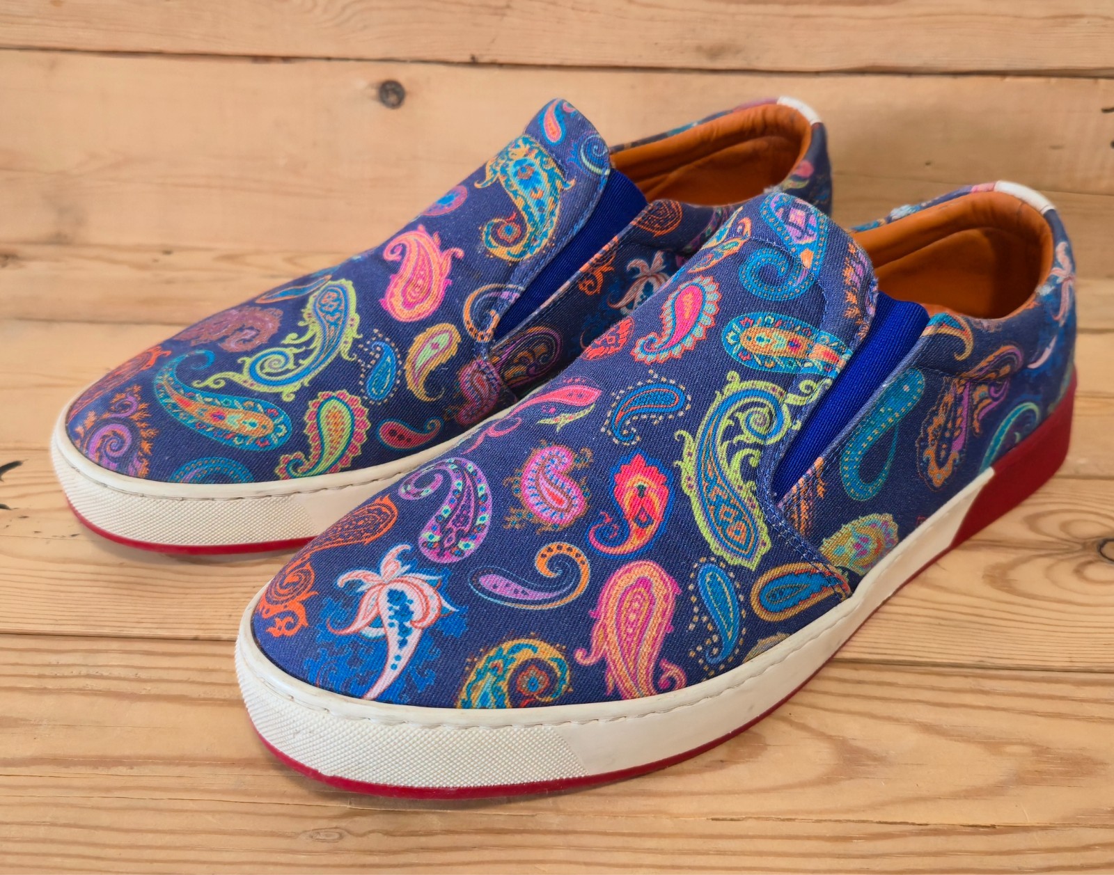 paisley etro sneakers for men\'s Size 9 paisley etro sneakers for men\'s Size 9