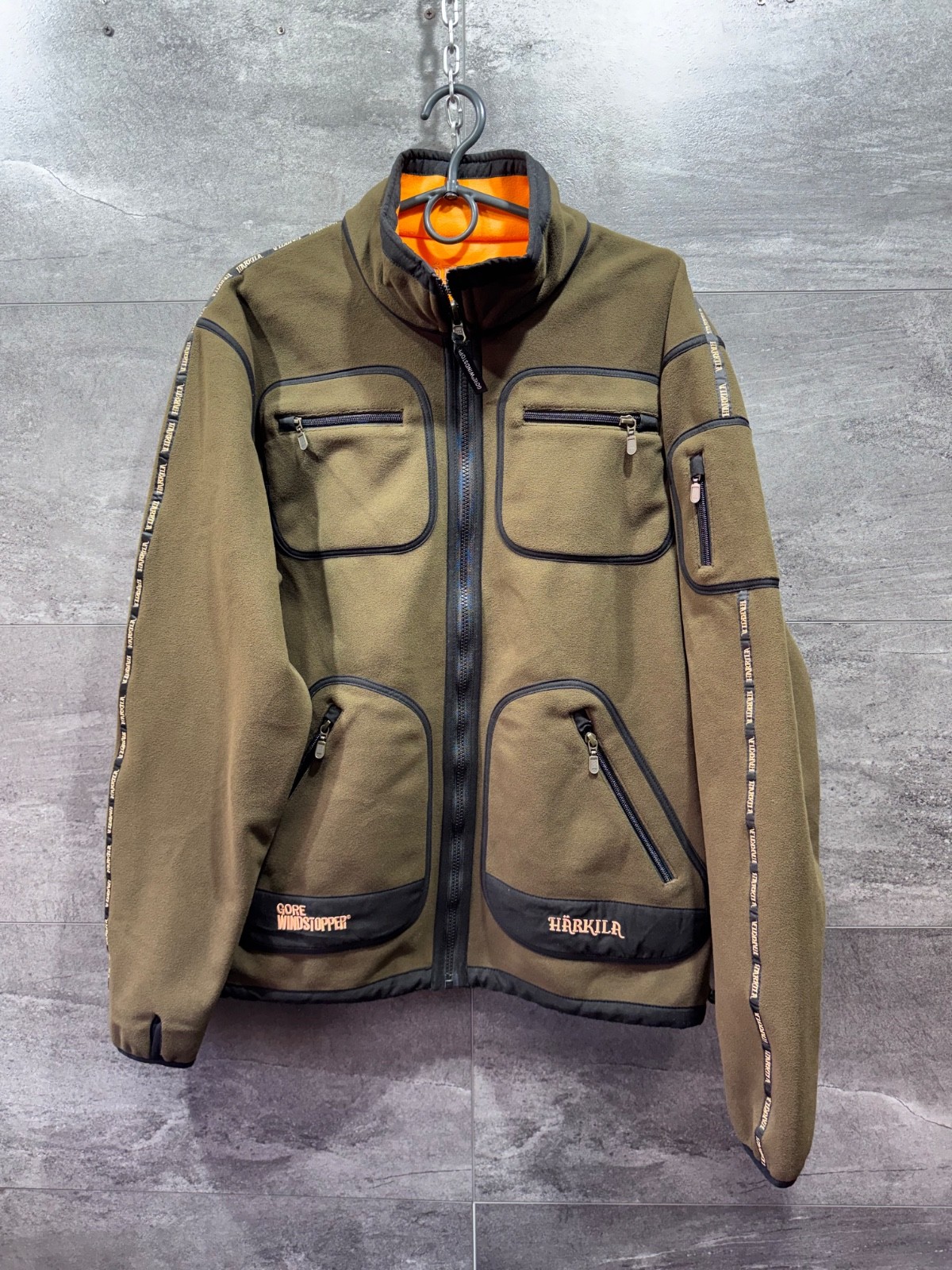 Harkila Men\'s Kamko Reversible Fleece Jacket Hunting Size M