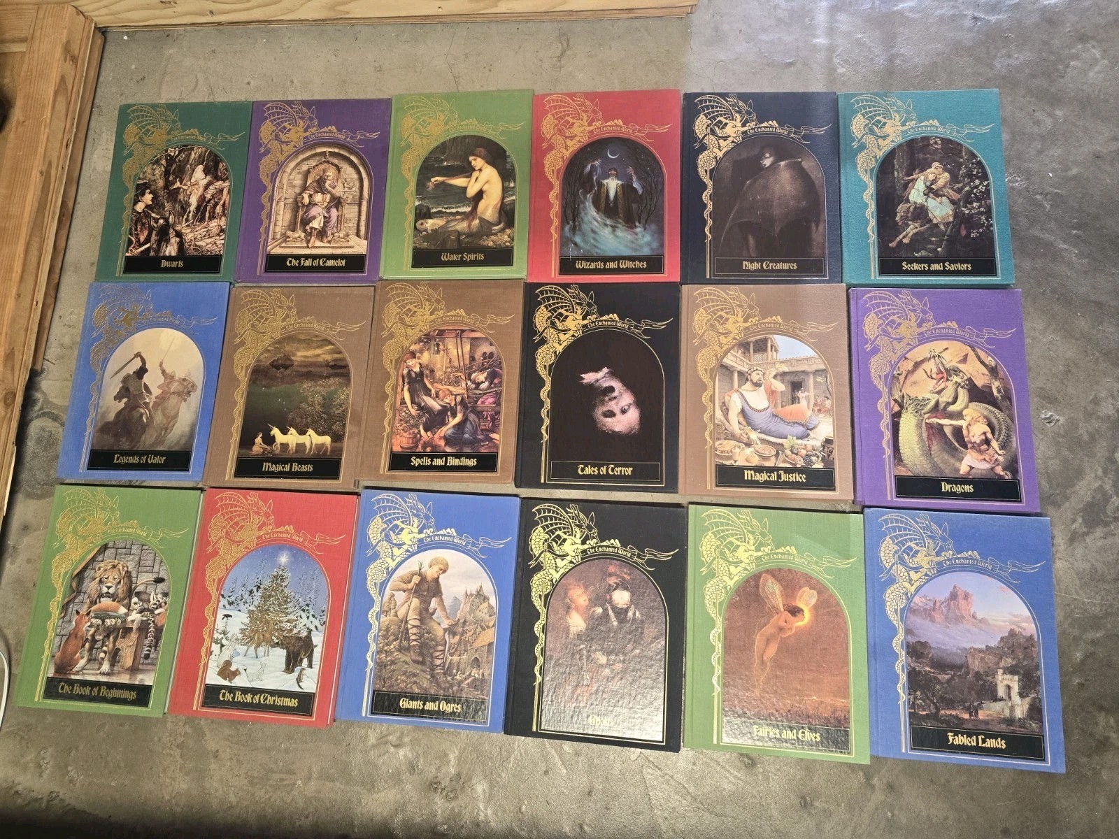 RARE Vintage The Enchanted World Time Life Set Of 18 Hardcover Books FOLK