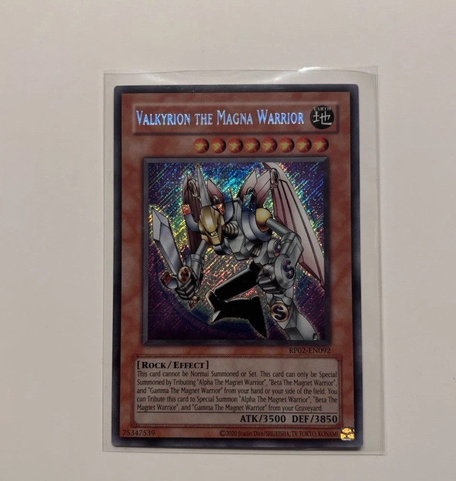 Valkyrion the Magna Warrior RP02-EN092 Retro Pack 2 Secret Rare