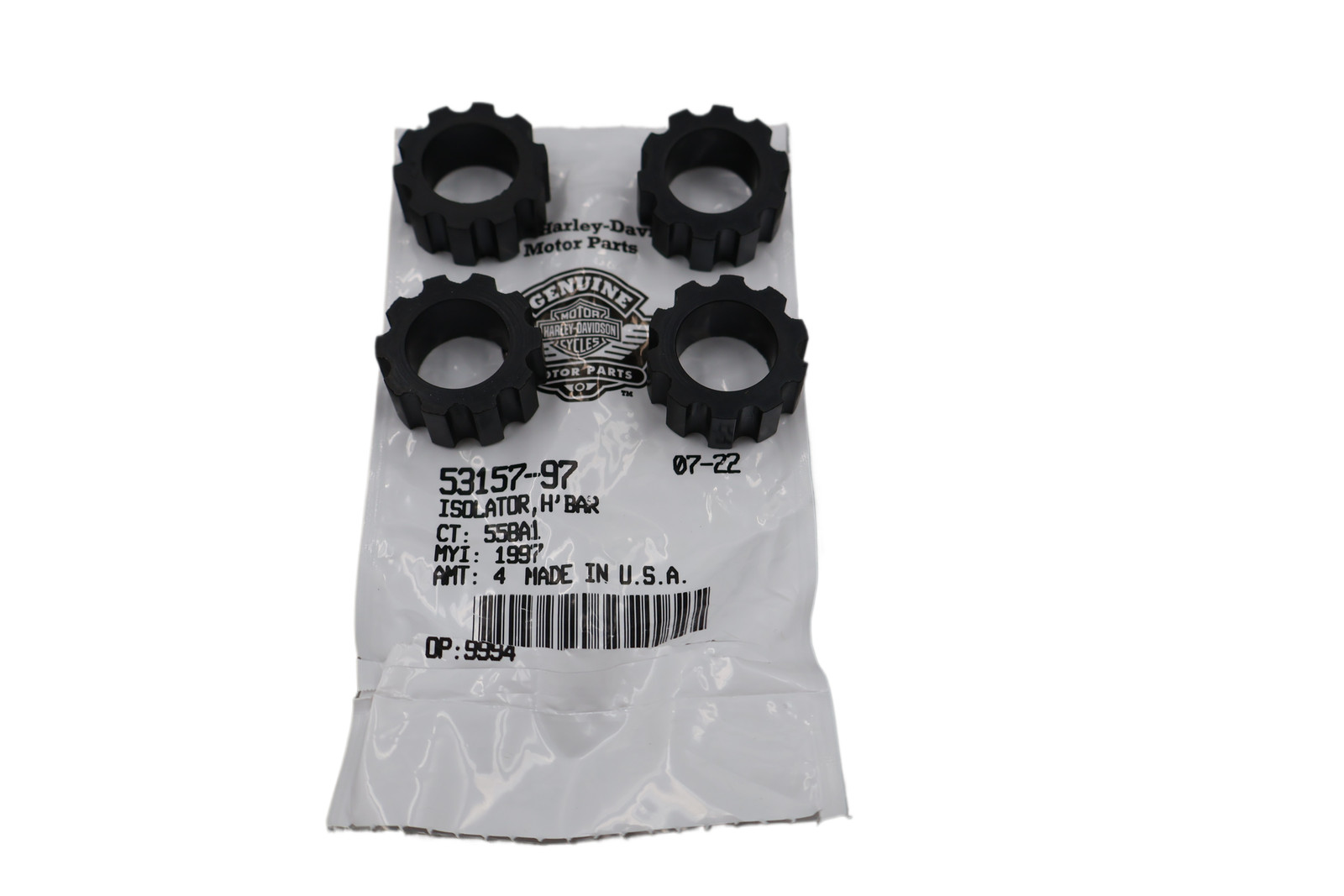 1997-2012 HARLEY SPRINGER RISER BUSHINGS | SET OF 4 | NEW OEM | #53157-97