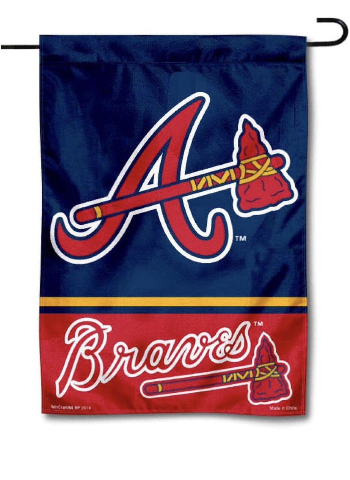 MLB Atlanta Braves Garden Flag Double Sided MLB Braves Premium Yard Flag