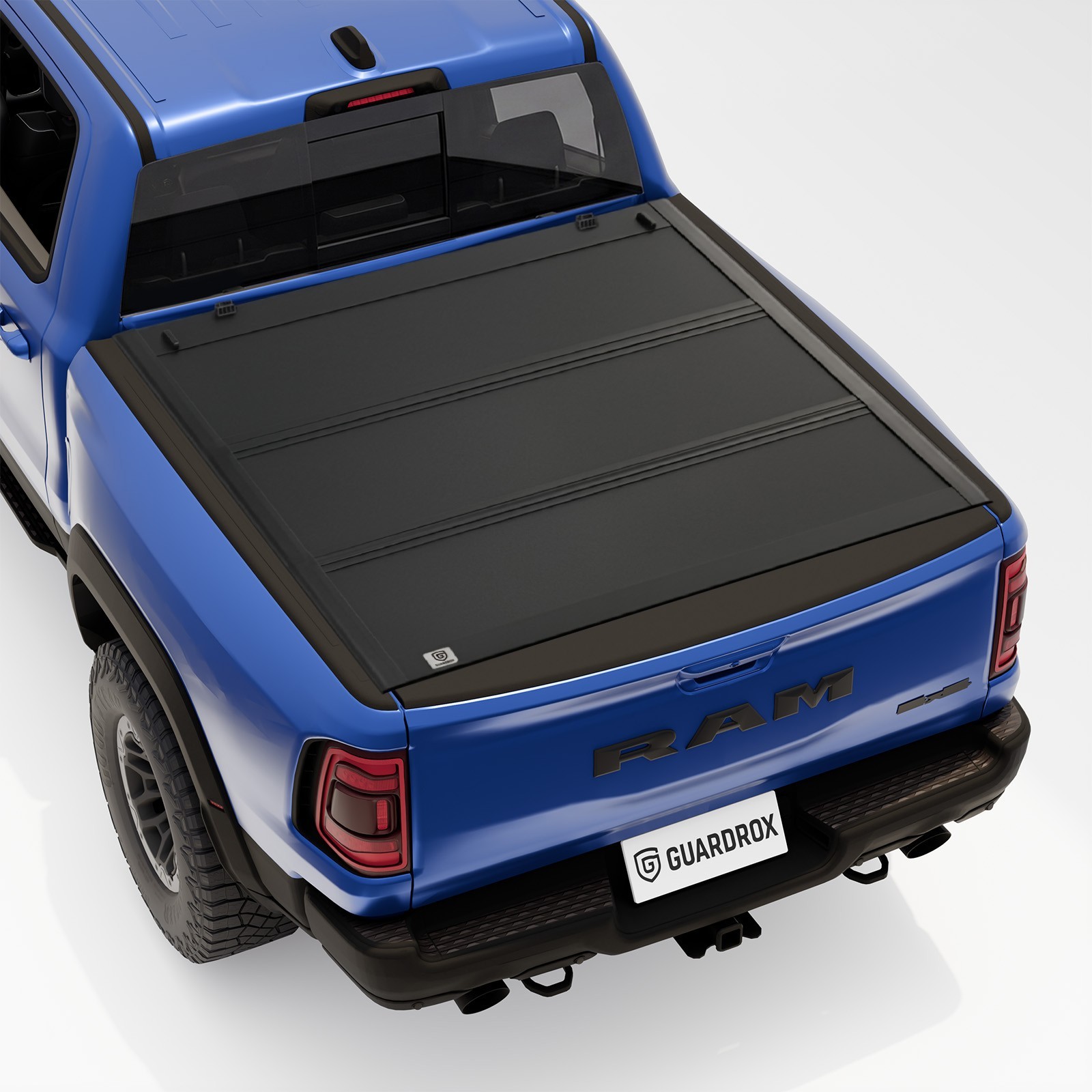 5.7FT L5 Low Profile Tri Fold Tonneau Cover for 19-26 Ram 1500 67